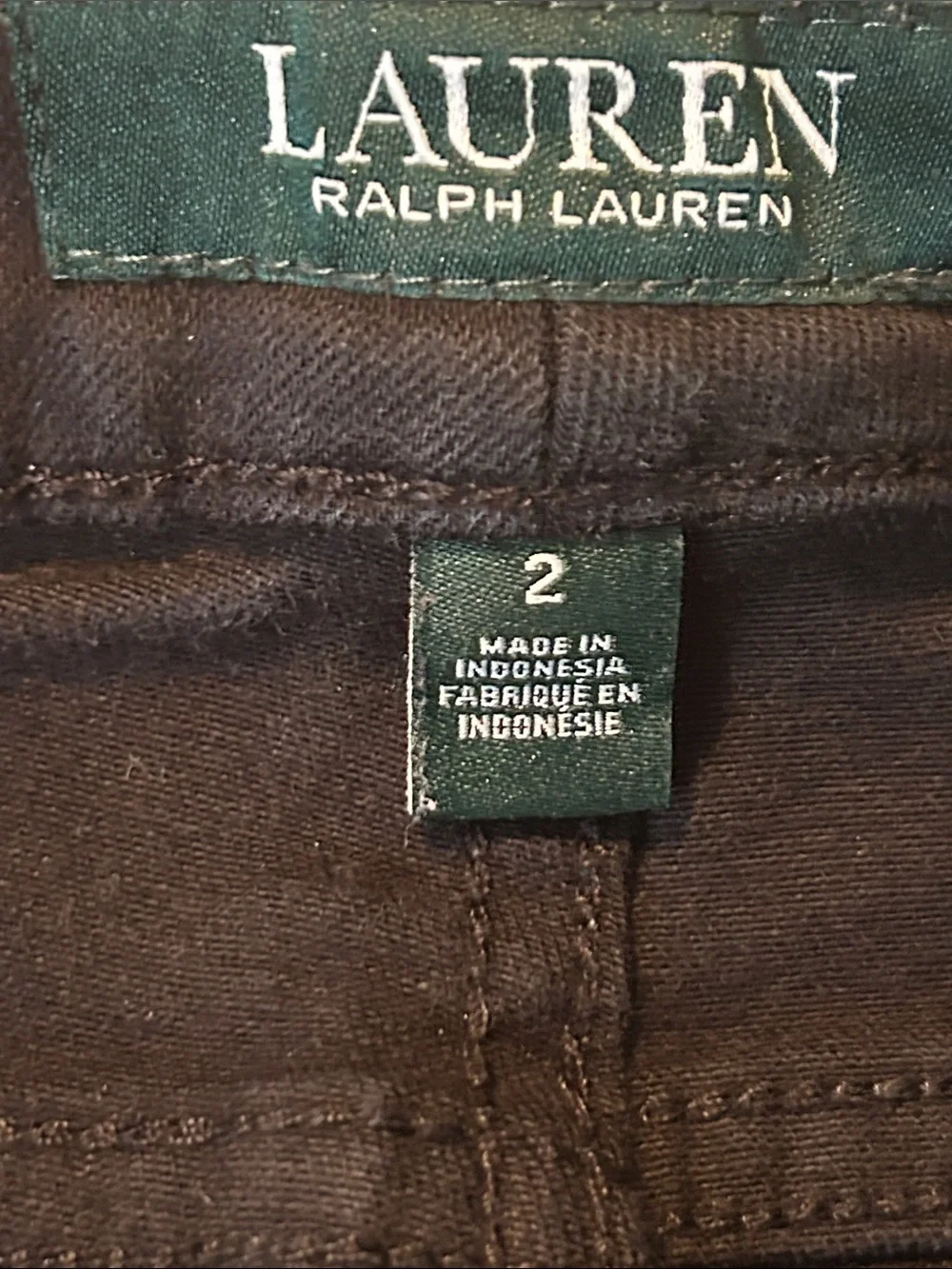 Lauren Ralph Lauren Black Straight Leg Women's Jeans